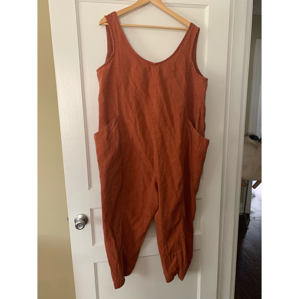 Elizabeth Suzann Clyde Jumpsuit in Terra Linen